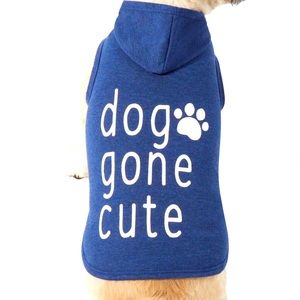 NWT Wagatude Dog Gone Cute Paw Dog Hoodie